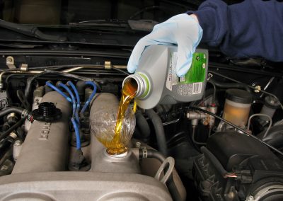 this image shows truck oil change in Brooklyn, NY